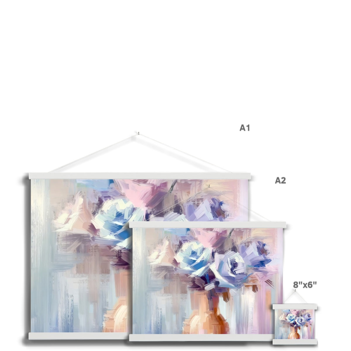 Abstract Blooms #18 Fine Art Print with Hanger