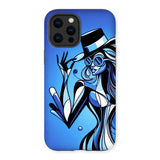 Viva La Diva: Where Moonlight Dances in Shades of Sapphire Tough Phone Case