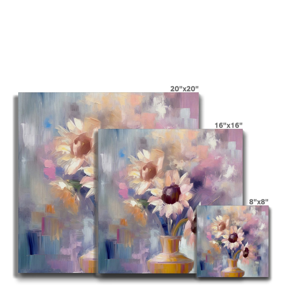Abstract Blooms #04 Eco Canvas