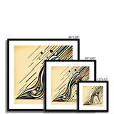 High Heel Havoc: A Moment Frozen in Time Framed & Mounted Print