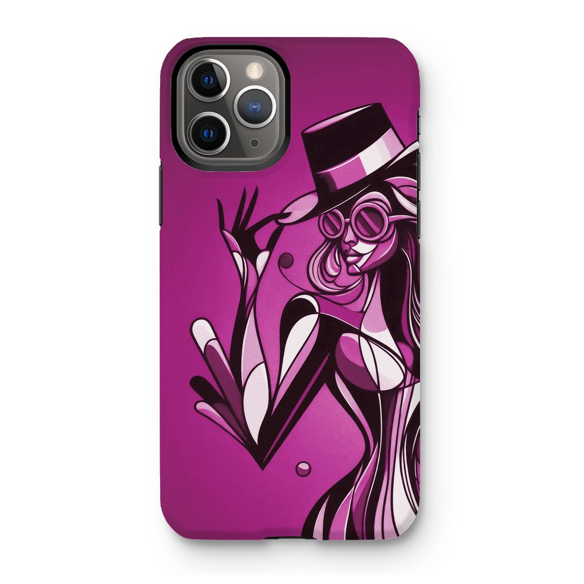 Viva La Diva: Where Amethyst Dreams Dance in a Symphony of Purples Tough Phone Case