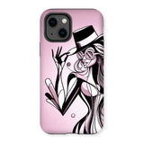 Viva La Diva: A Ballet of Blush and Boldness Against Rose-Colored Skies Tough Phone Case