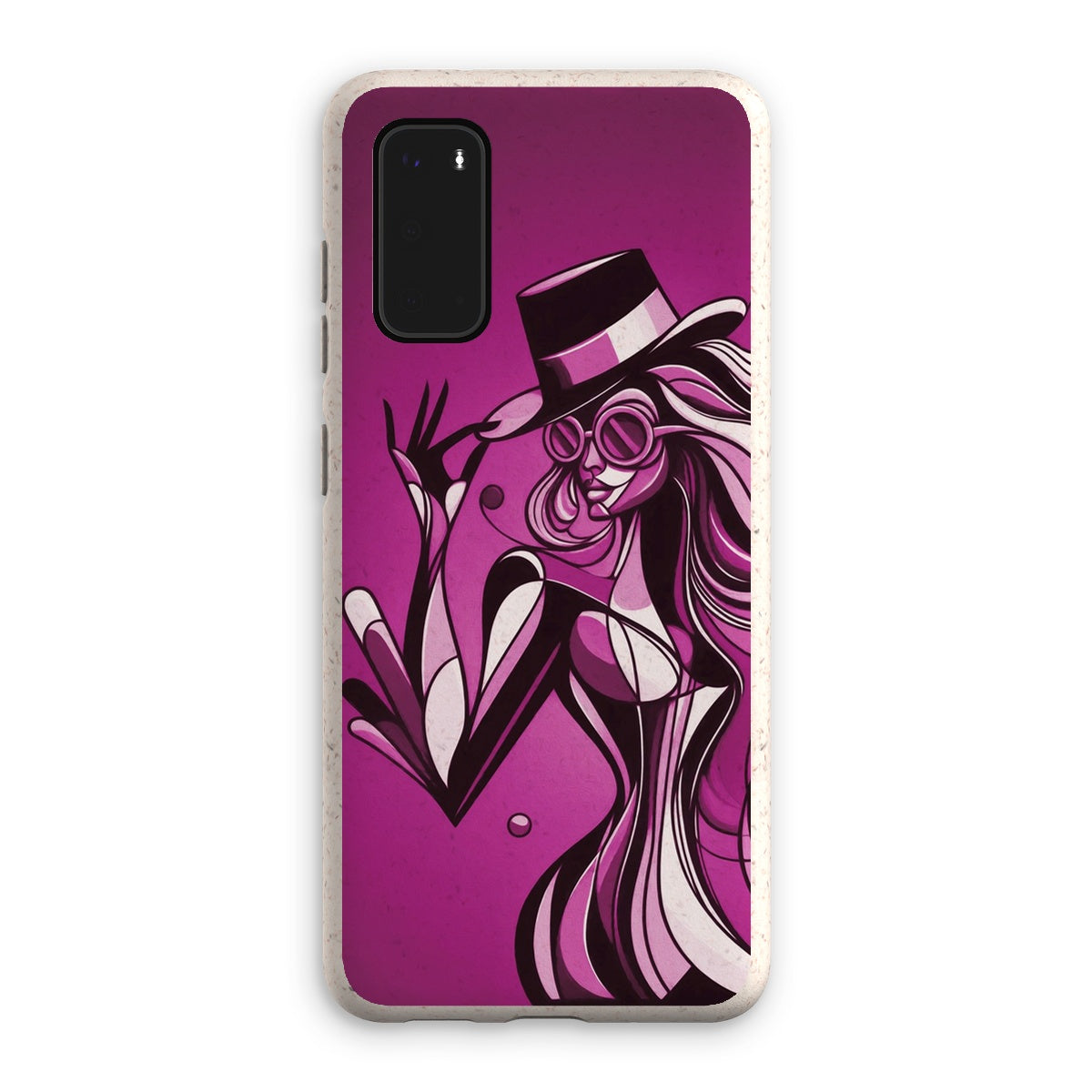Viva La Diva: Where Amethyst Dreams Dance in a Symphony of Purples Eco Phone Case