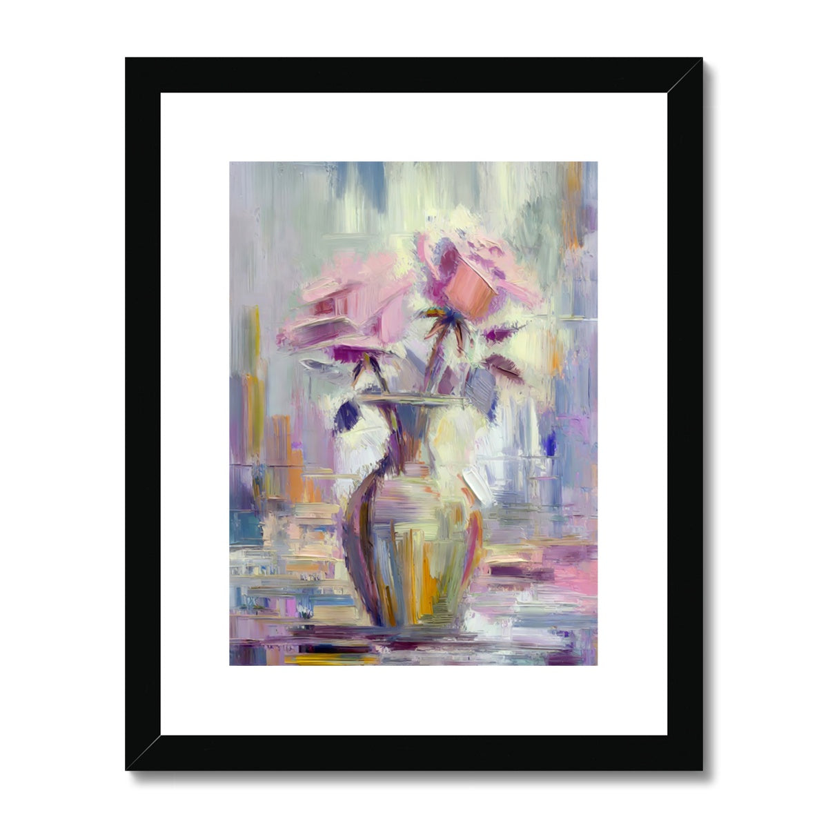 Abstract Blooms #08 Framed & Mounted Print