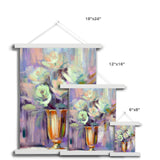 Abstract Blooms #20 Fine Art Print with Hanger