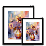 Abstract Blooms #07 Framed & Mounted Print