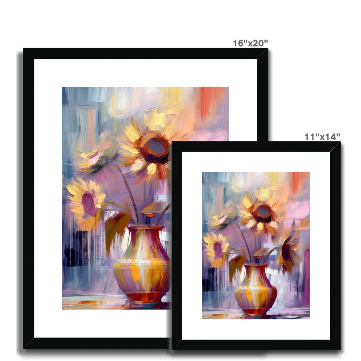 Abstract Blooms #07 Framed & Mounted Print