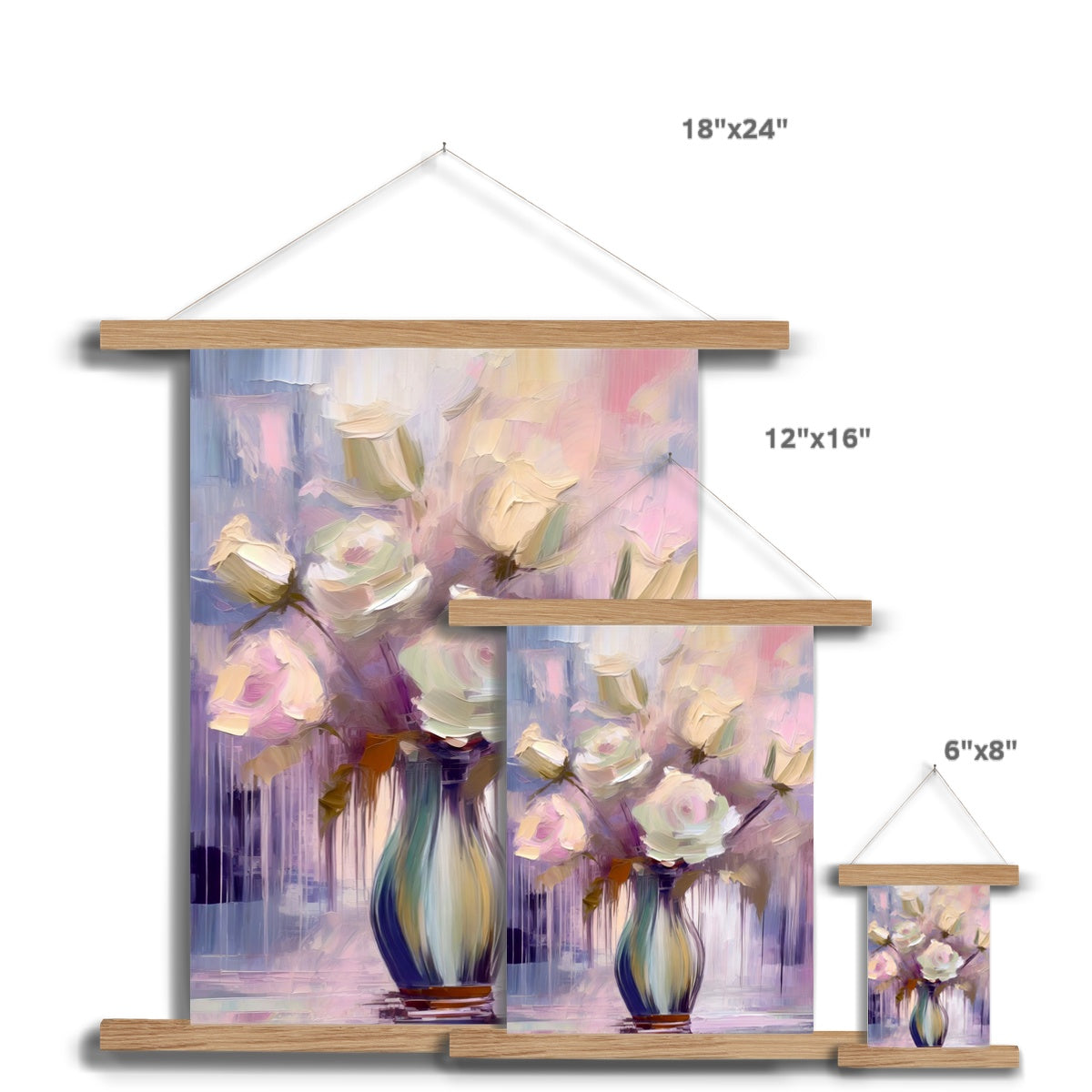 Abstract Blooms #14 Fine Art Print with Hanger