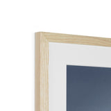 Viva La Diva: Where Shadows Dance in Shades of Silver Framed & Mounted Print