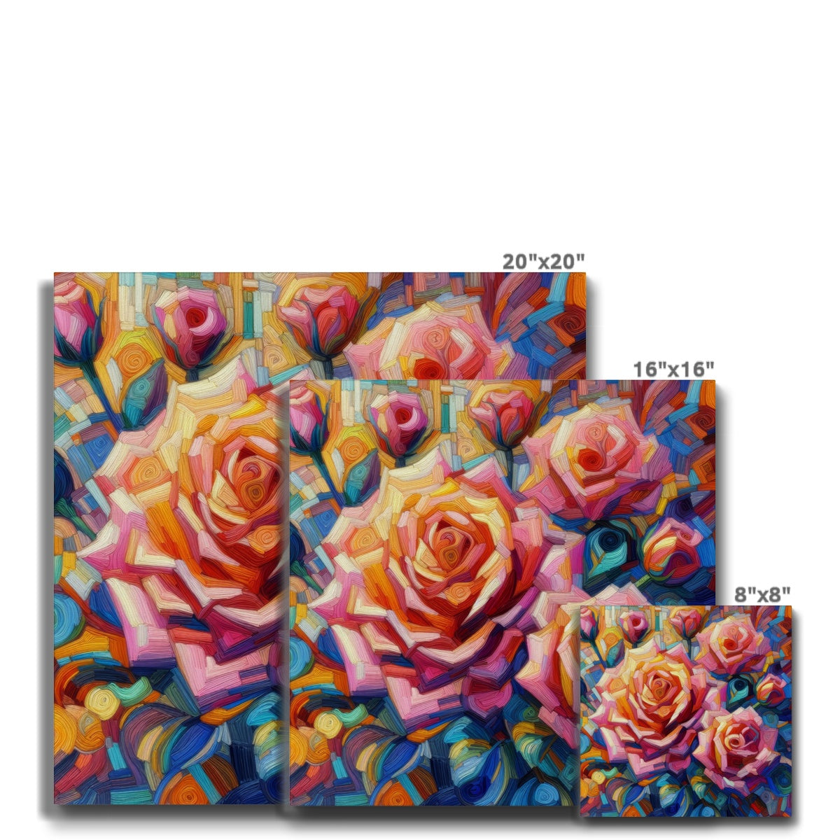 Roses Reimagined Eco Canvas