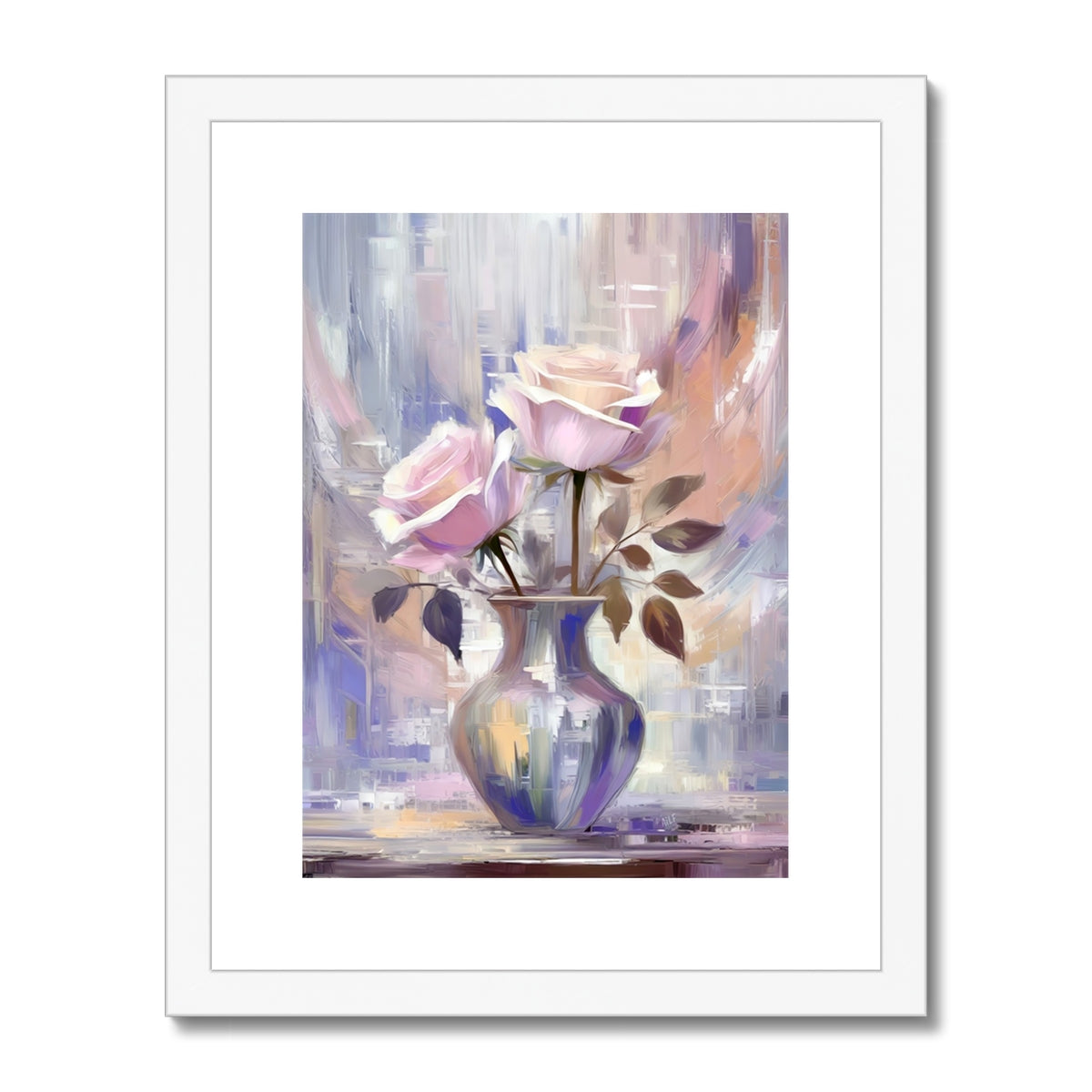 Abstract Blooms #06 Framed & Mounted Print