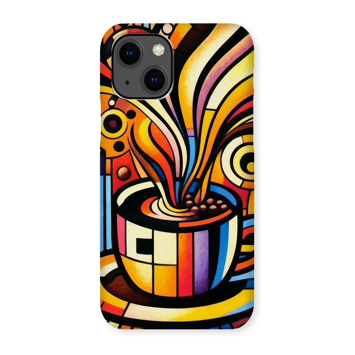 Caffeinated Cityscape Snap Phone Case