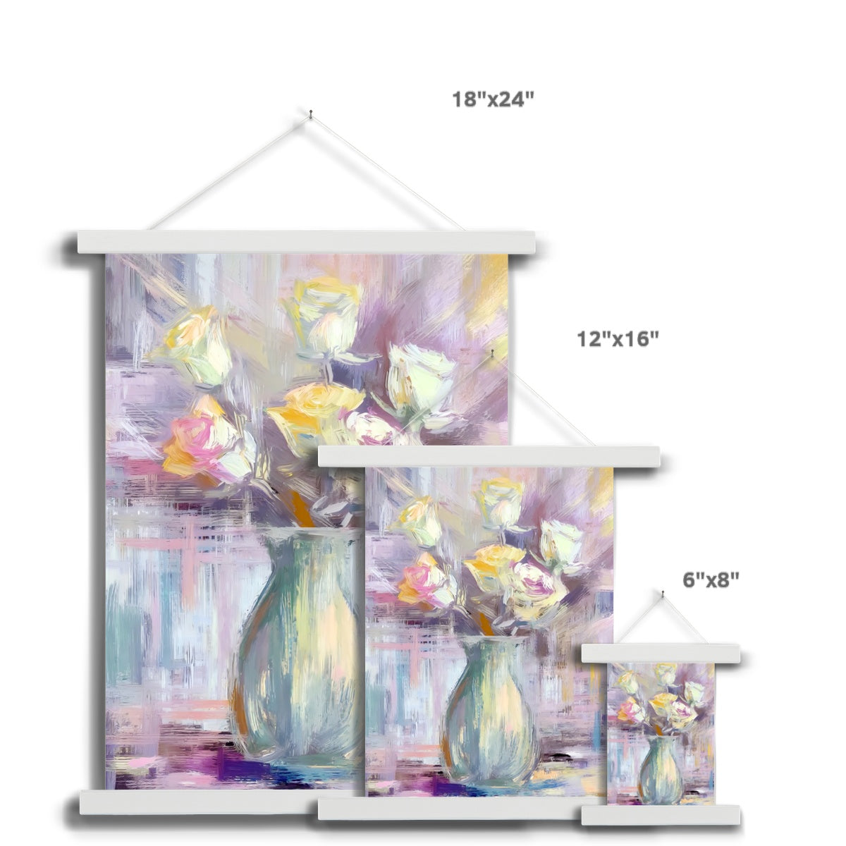 Abstract Blooms #15 Fine Art Print with Hanger