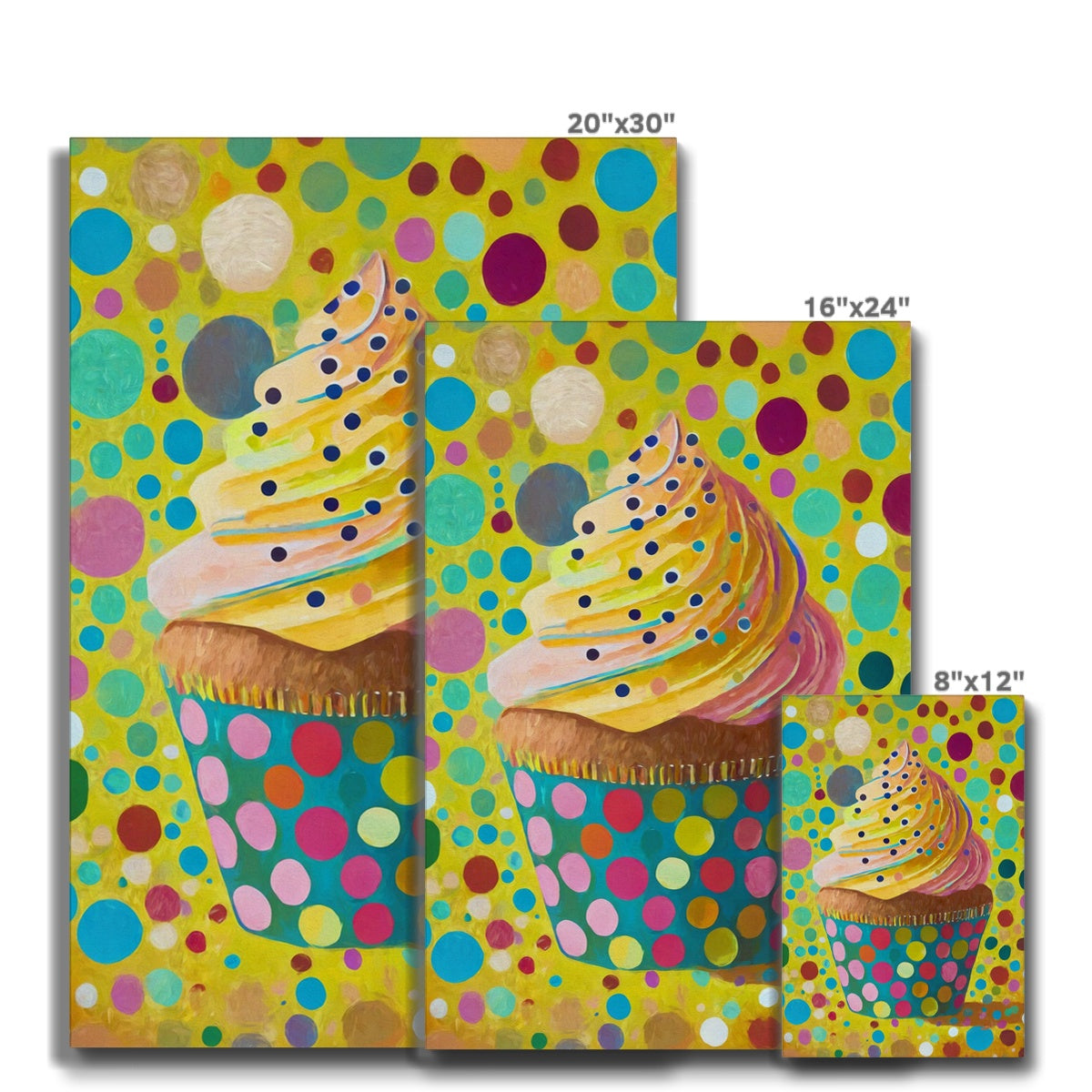 Whimsical Cupcake Delight Eco Canvas