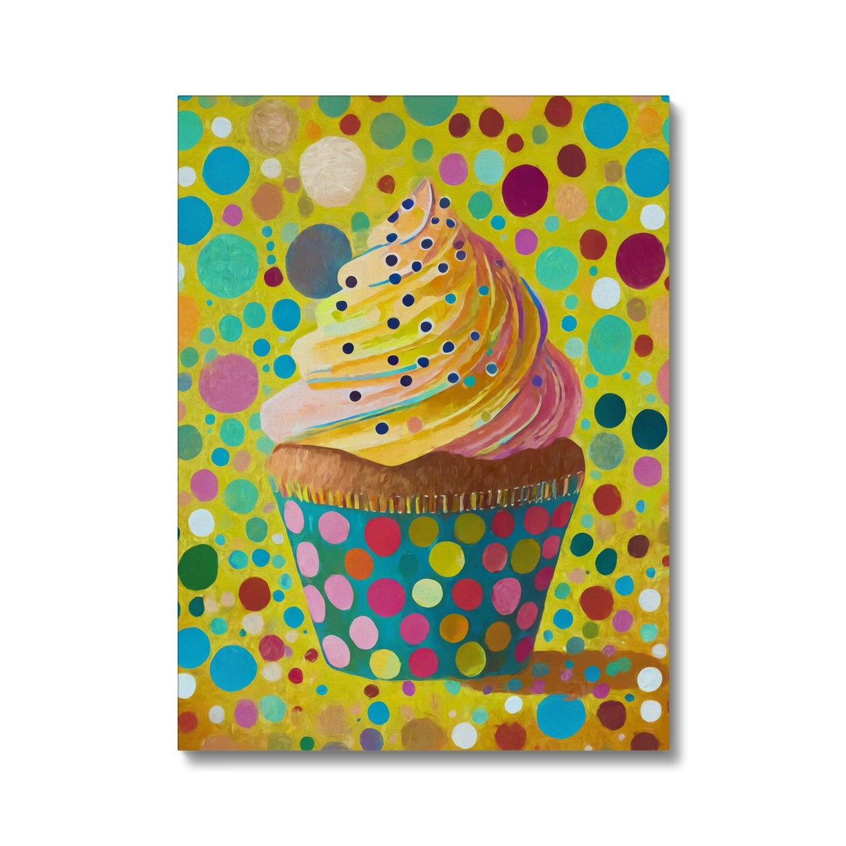 Whimsical Cupcake Delight Canvas