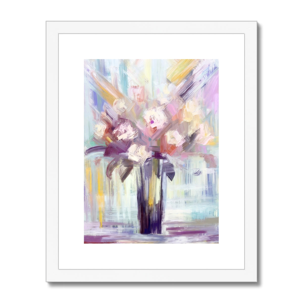 Abstract Blooms #28 Framed & Mounted Print