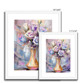 Abstract Blooms #23 Framed & Mounted Print