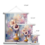 Abstract Blooms #04 Fine Art Print with Hanger