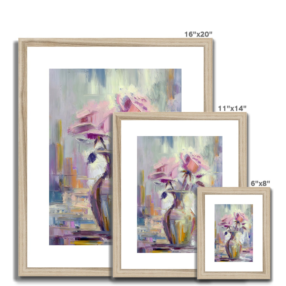 Abstract Blooms #08 Framed & Mounted Print