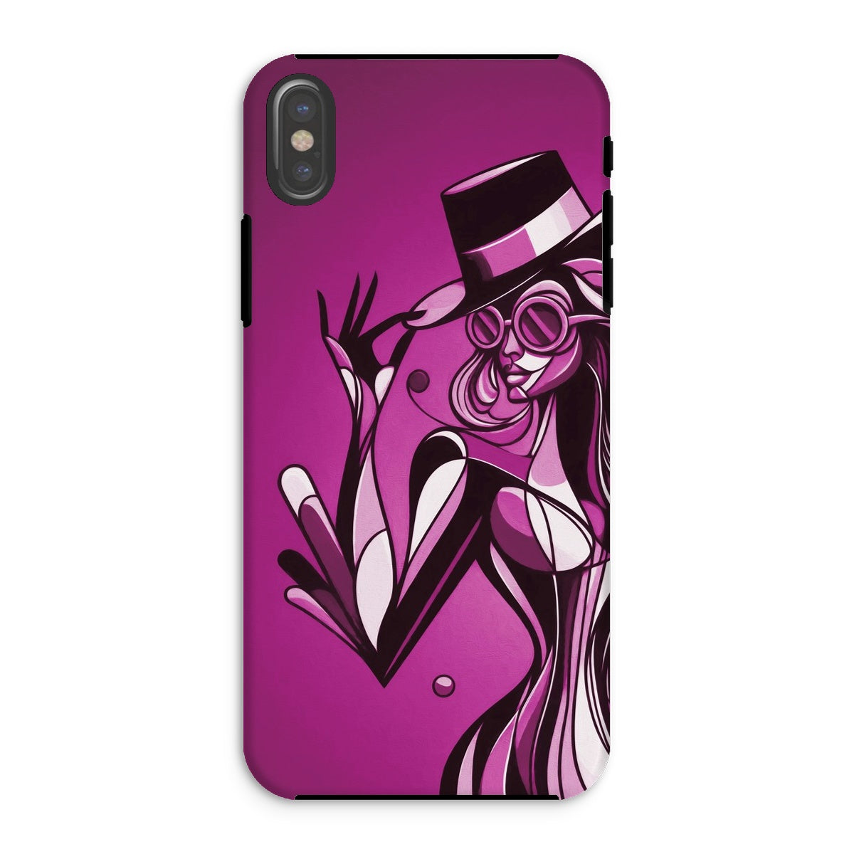 Viva La Diva: Where Amethyst Dreams Dance in a Symphony of Purples Tough Phone Case