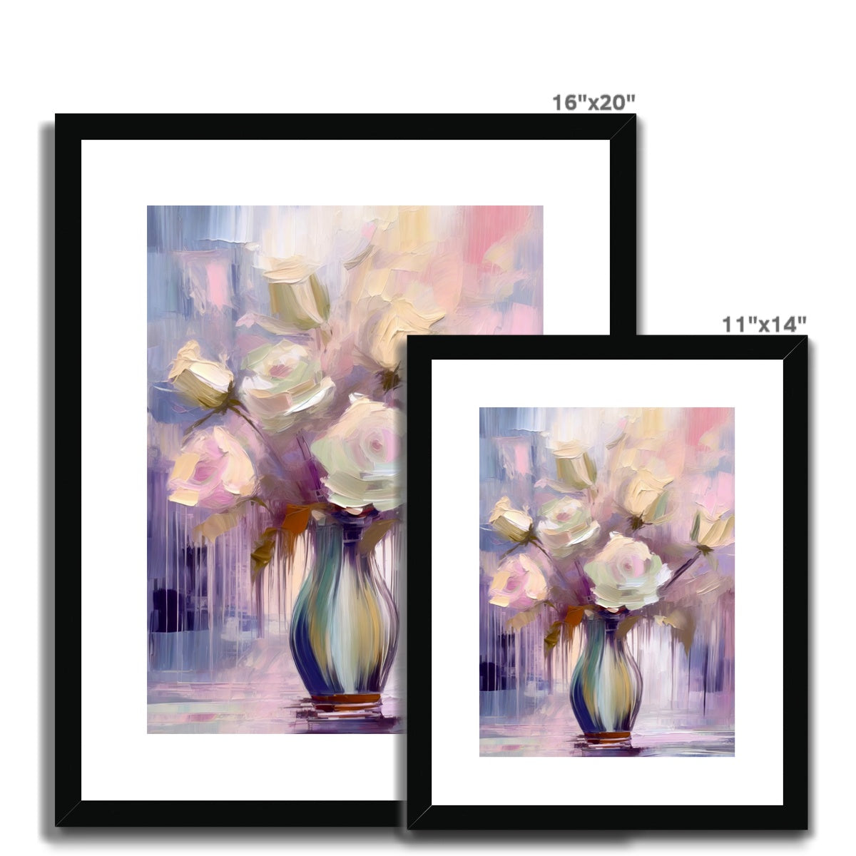 Abstract Blooms #14 Framed & Mounted Print