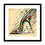 High Heel Havoc: A Moment Frozen in Time Framed & Mounted Print