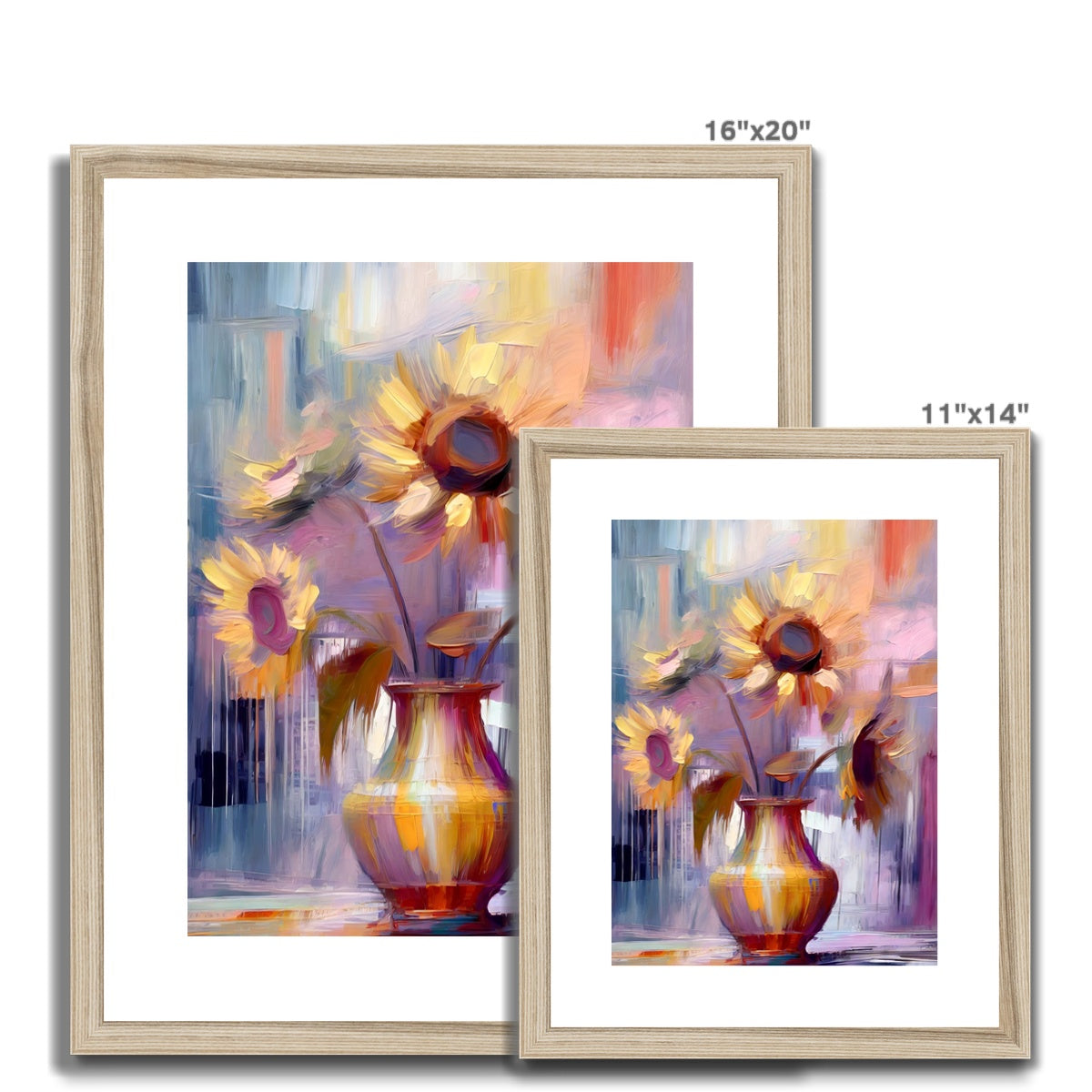 Abstract Blooms #07 Framed & Mounted Print