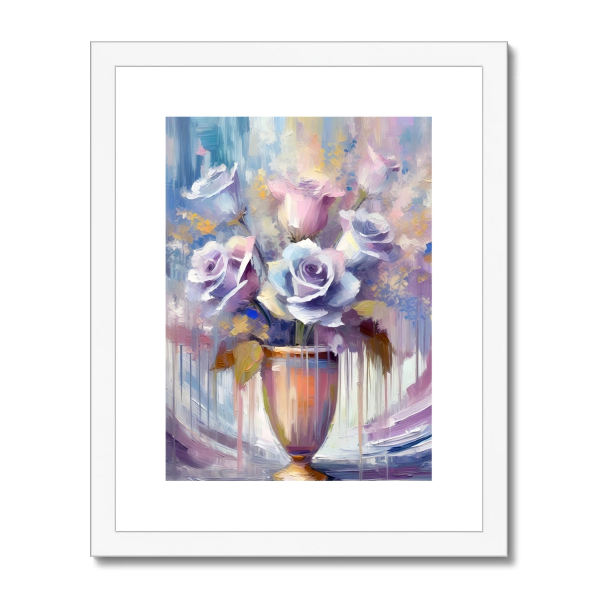 Abstract Blooms #17 Framed & Mounted Print