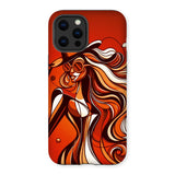 Viva La Diva: Where Confidence Dances in Shades of Oranges and Reds Tough Phone Case