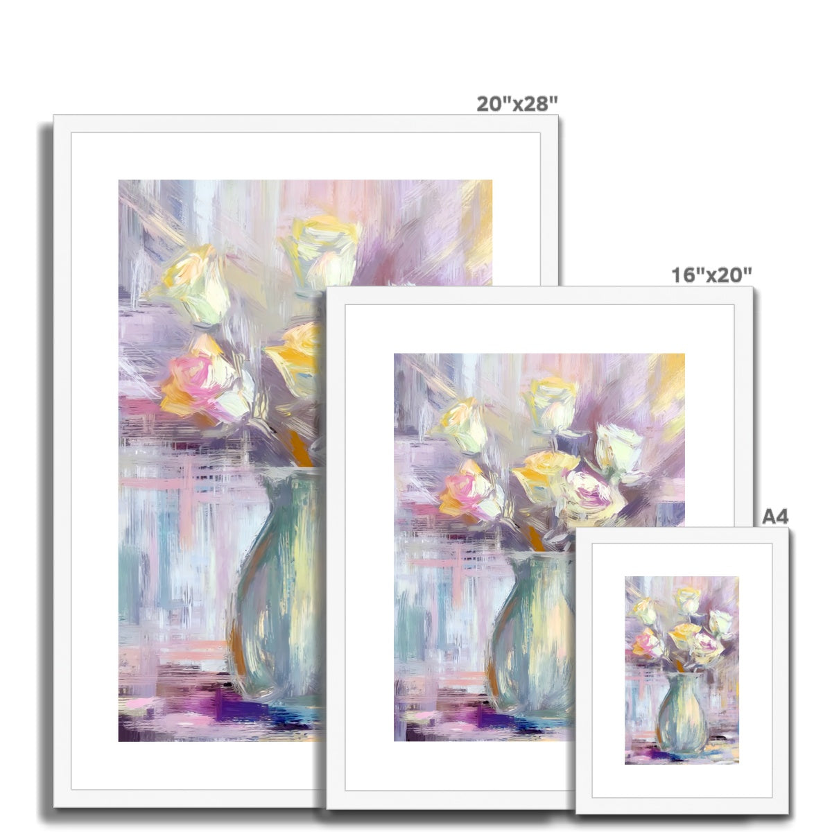 Abstract Blooms #15 Framed & Mounted Print