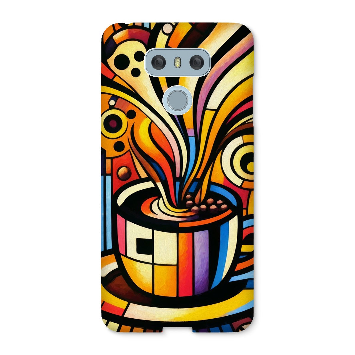 Caffeinated Cityscape Snap Phone Case