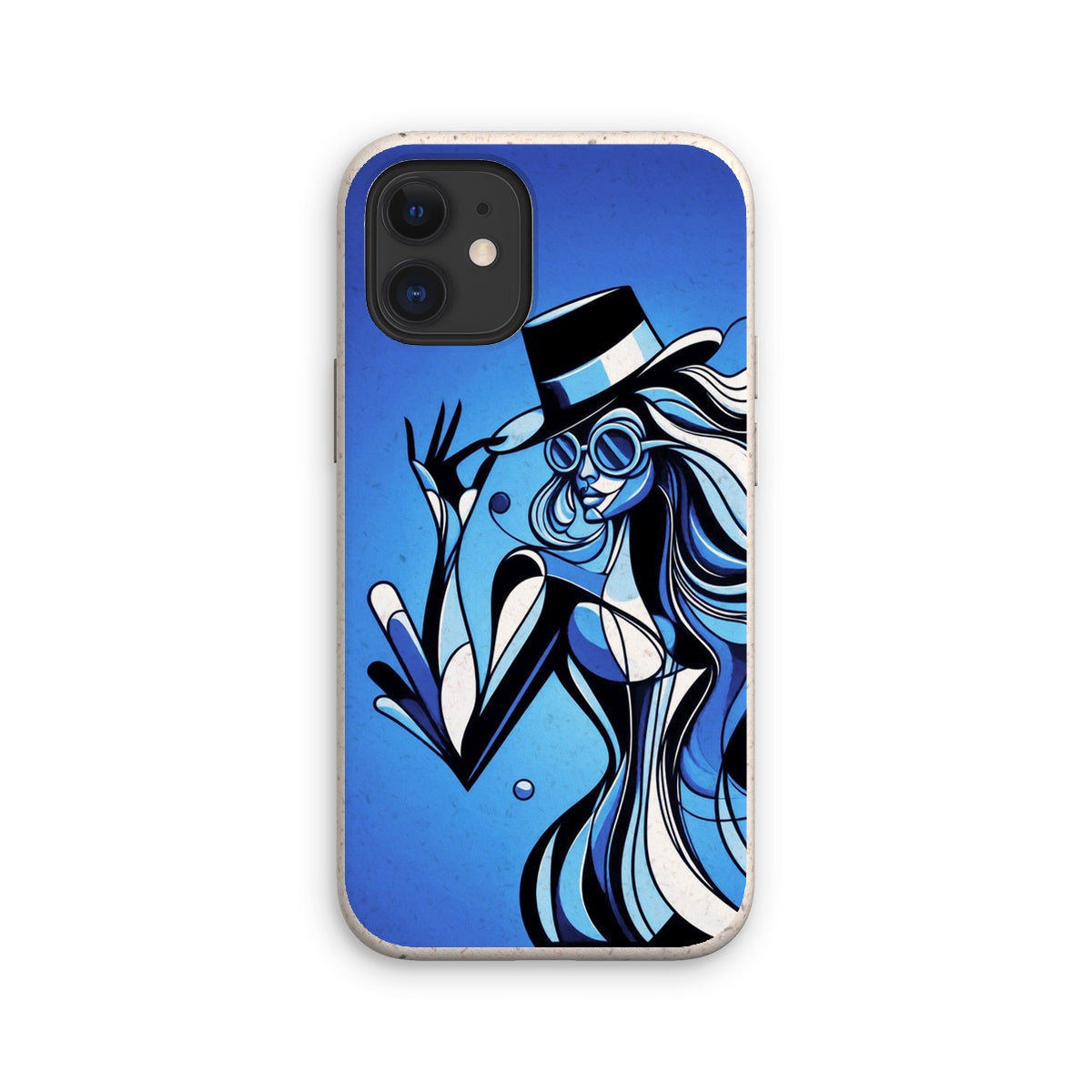 Viva La Diva: Where Moonlight Dances in Shades of Sapphire Eco Phone Case