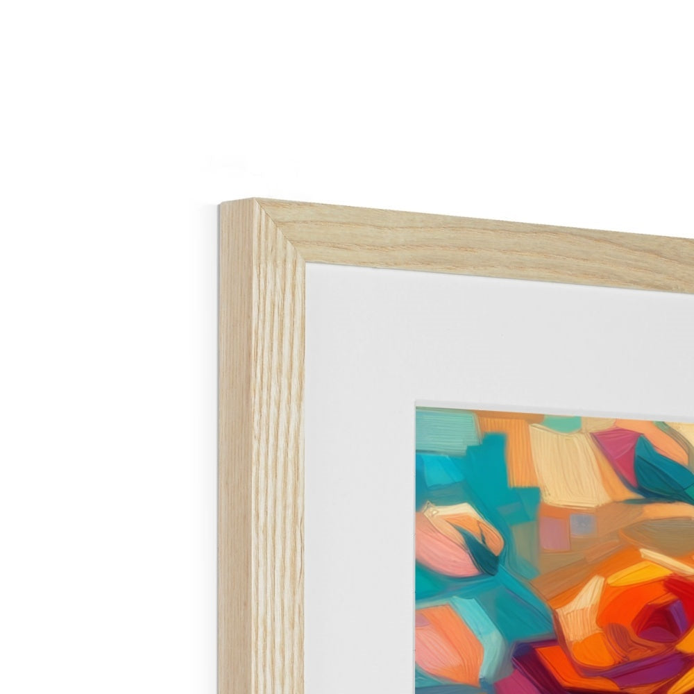 Roses in Full Bloom Framed & Mounted Print