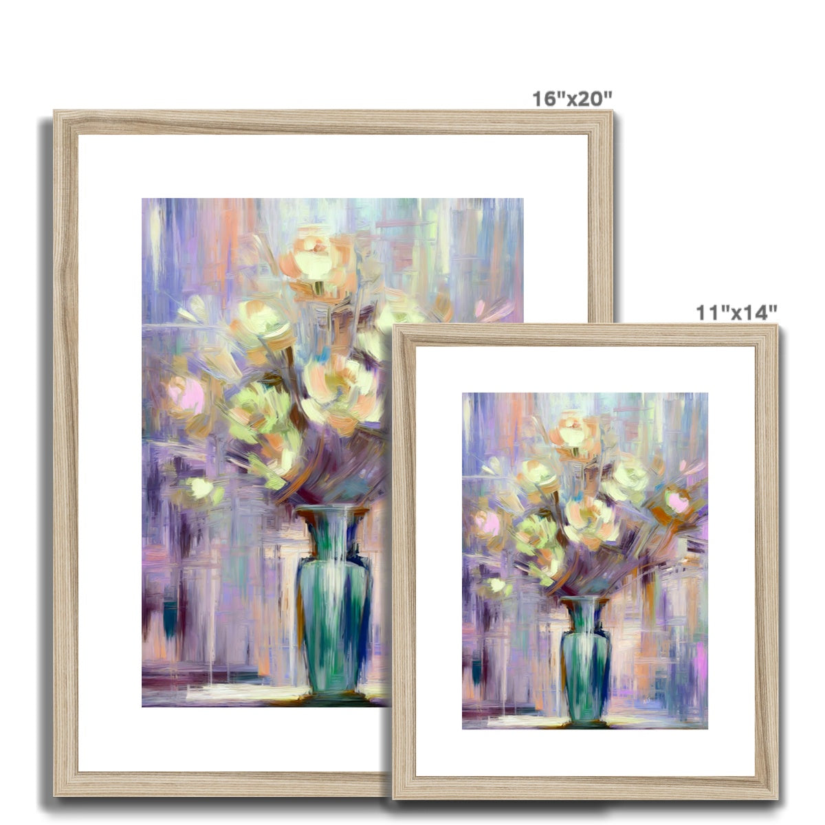 Abstract Blooms #19 Framed & Mounted Print