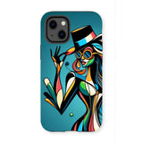 Viva La Diva: Where Confidence Meets Abstract Whirl Tough Phone Case