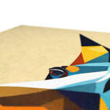 Prismatic Dobe: A Geometric Portrait in Motion Canvas
