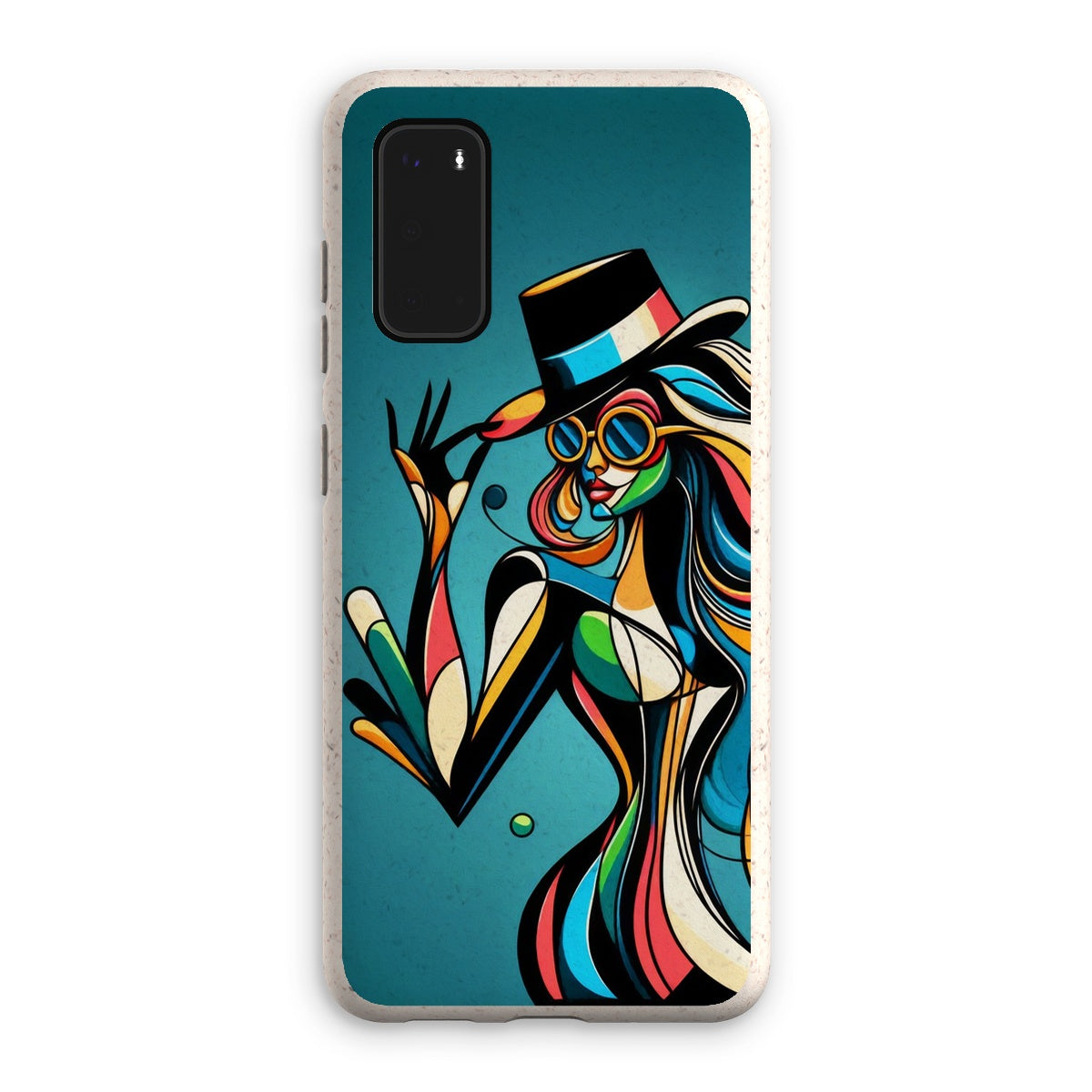 Viva La Diva: Where Confidence Meets Abstract Whirl Eco Phone Case