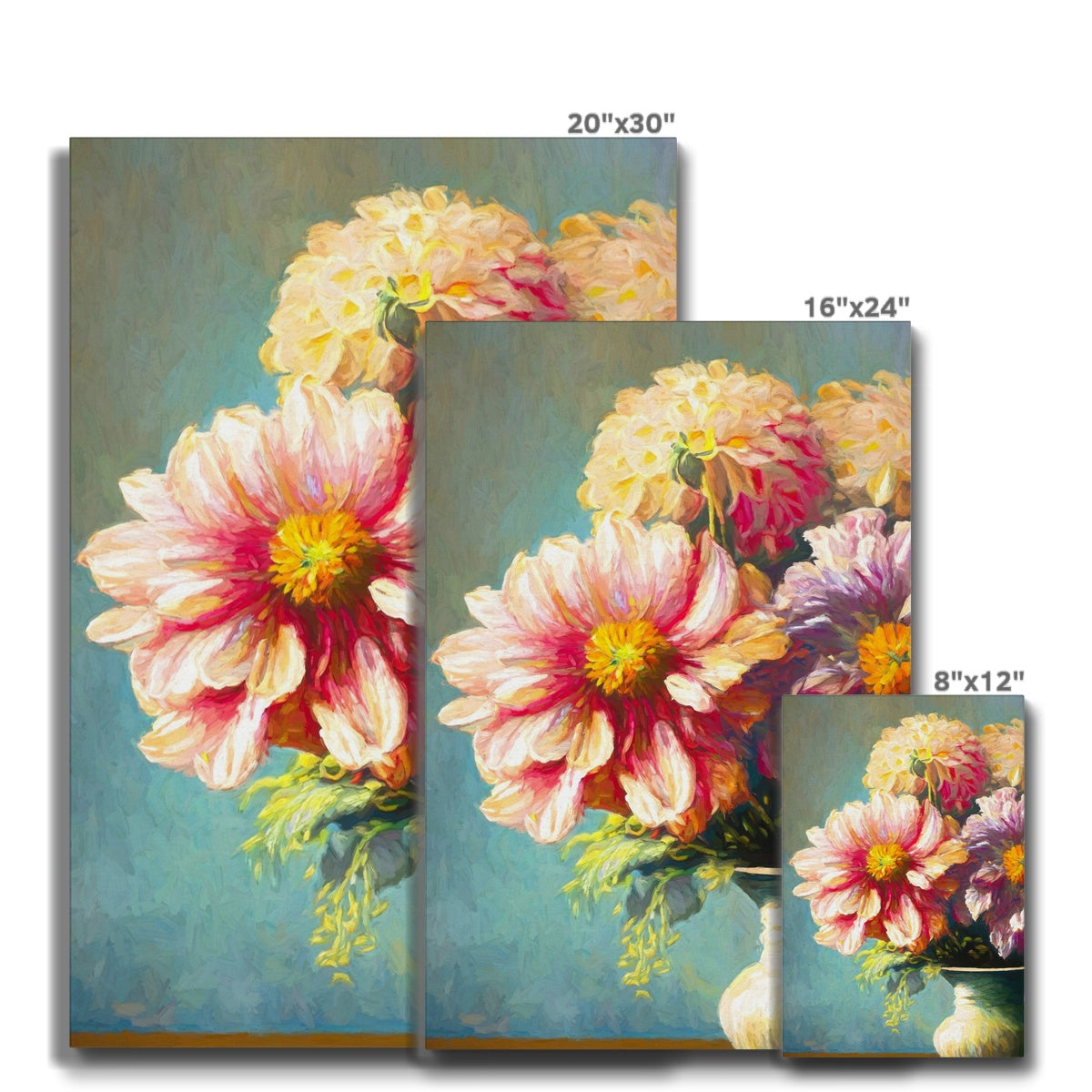 A Burst of Colour: Immerse Yourself in Floral Joy Eco Canvas
