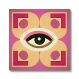Eye of Harmony: Where Realism Meets Geometric Dreamscapes Eco Canvas