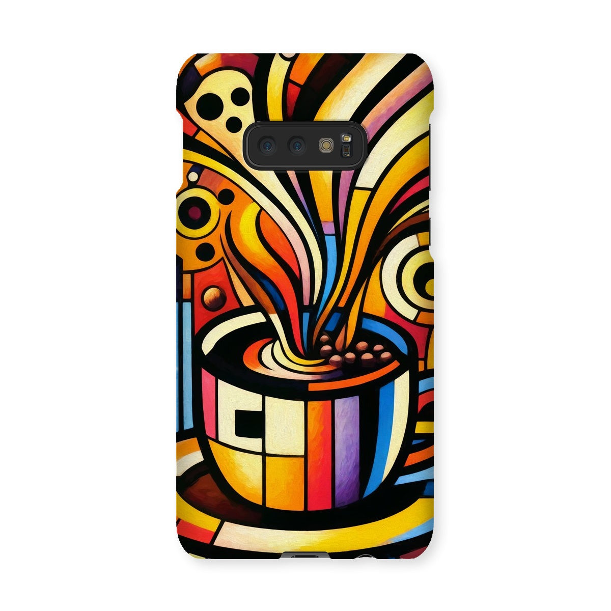 Caffeinated Cityscape Snap Phone Case