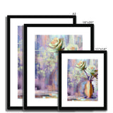Abstract Blooms #21 Framed & Mounted Print