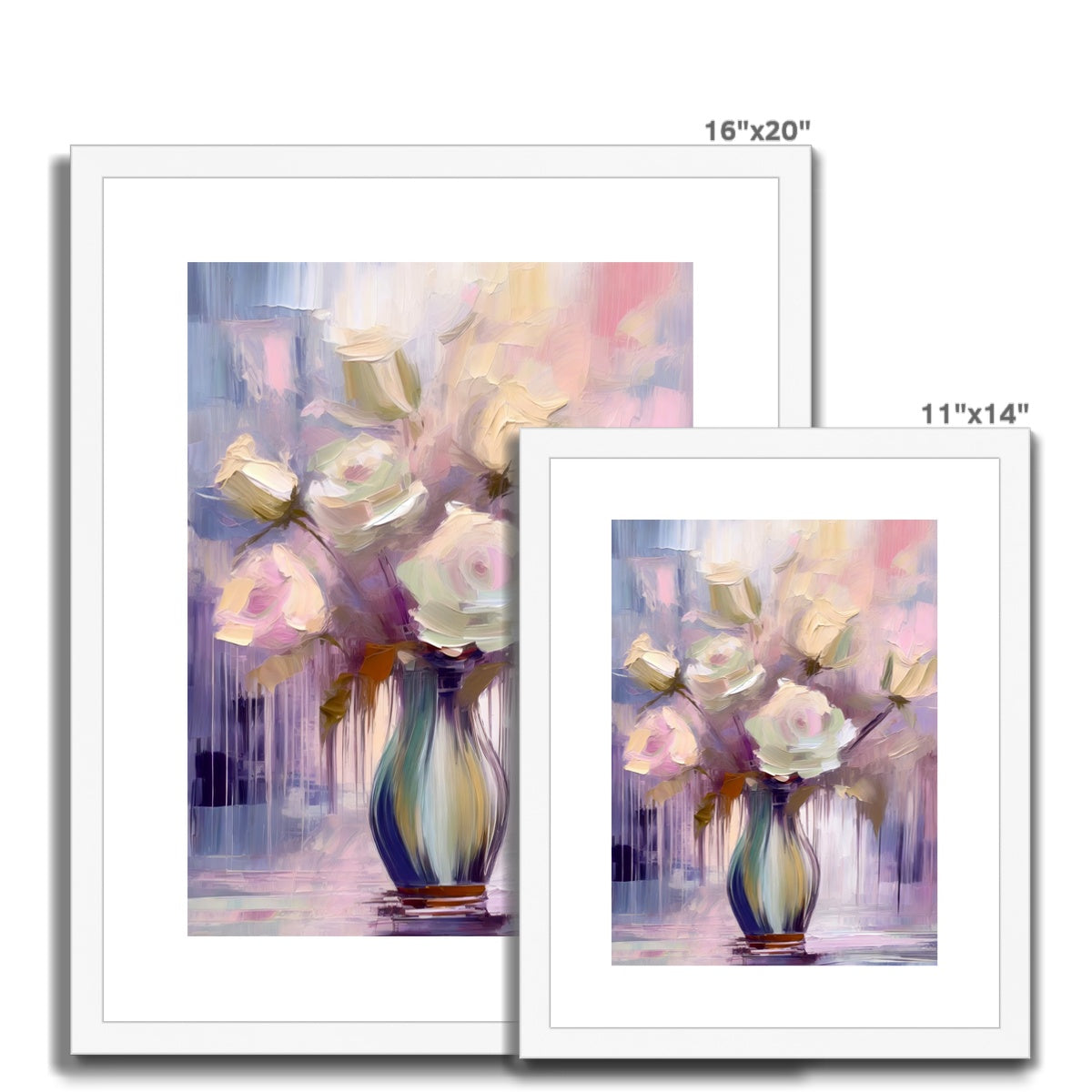 Abstract Blooms #14 Framed & Mounted Print