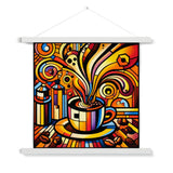 Caffeinated Cityscape Fine Art Print with Hanger