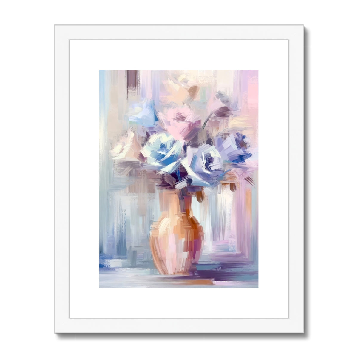 Abstract Blooms #18 Framed & Mounted Print