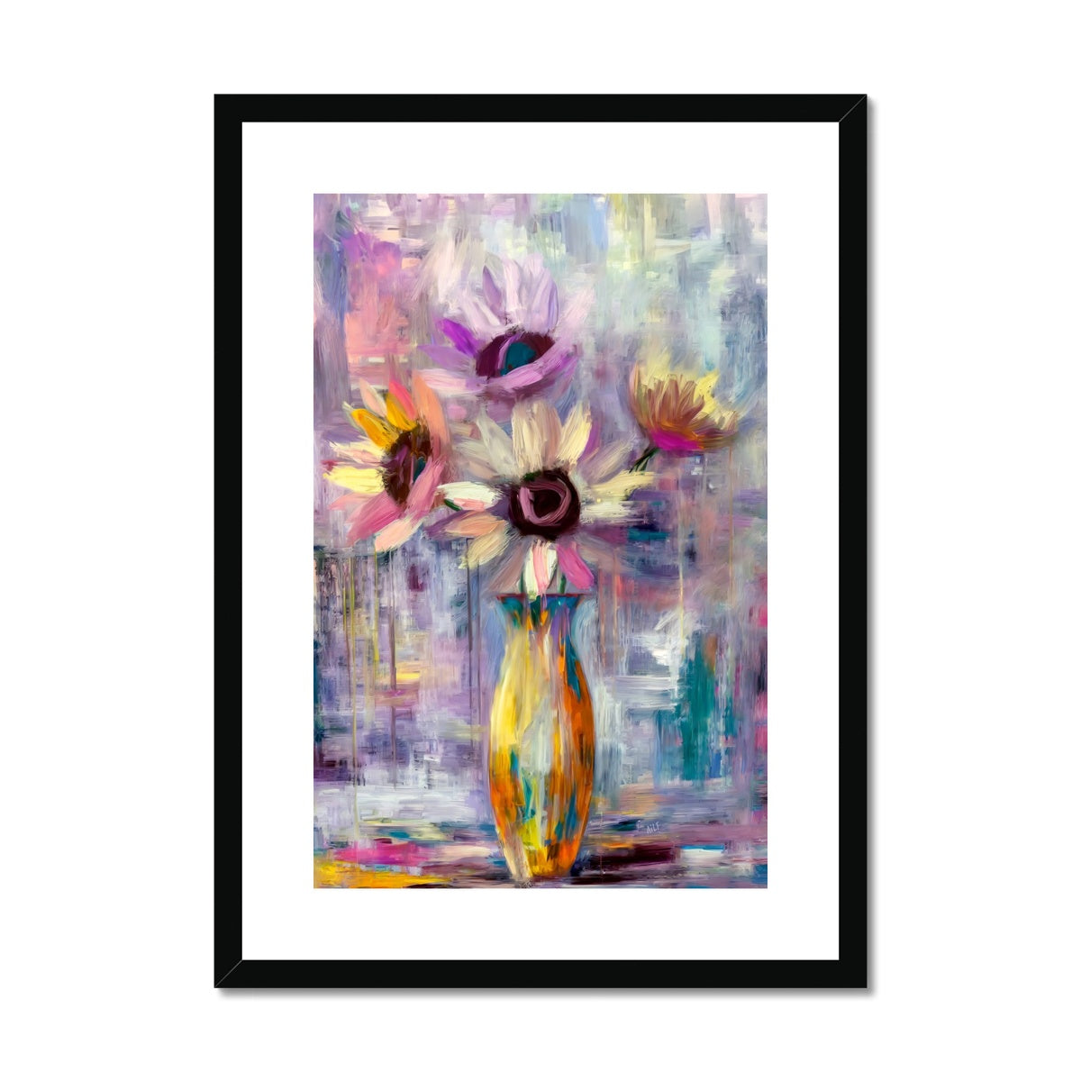 Abstract Blooms #05 Framed & Mounted Print