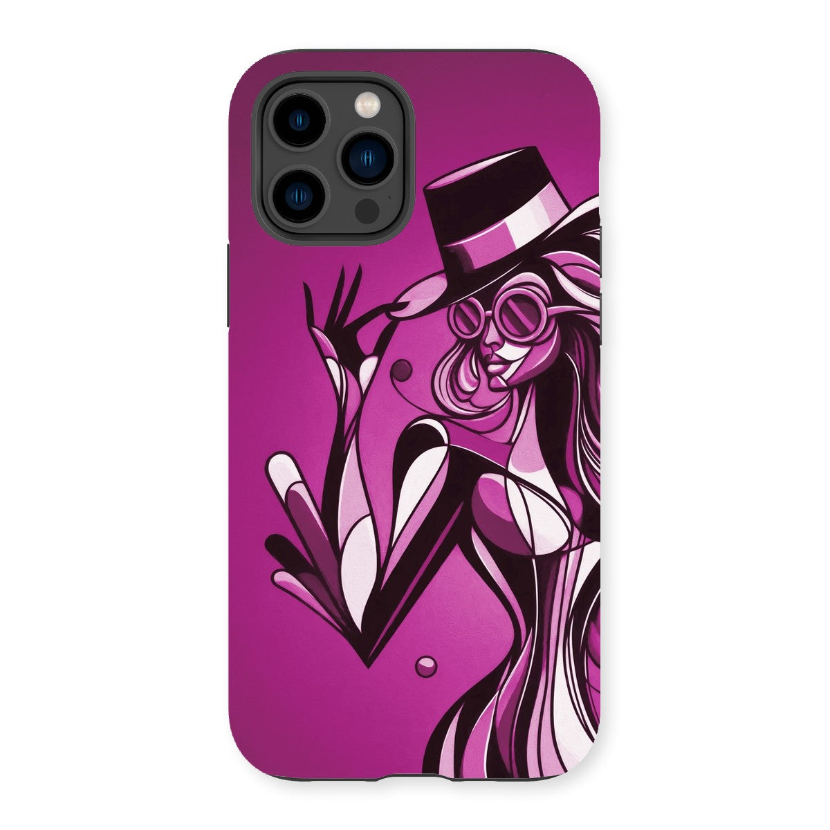 Viva La Diva: Where Amethyst Dreams Dance in a Symphony of Purples Tough Phone Case