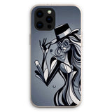 Viva La Diva: Where Shadows Dance in Shades of Silver Eco Phone Case