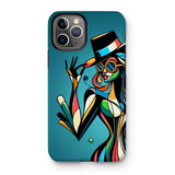 Viva La Diva: Where Confidence Meets Abstract Whirl Tough Phone Case
