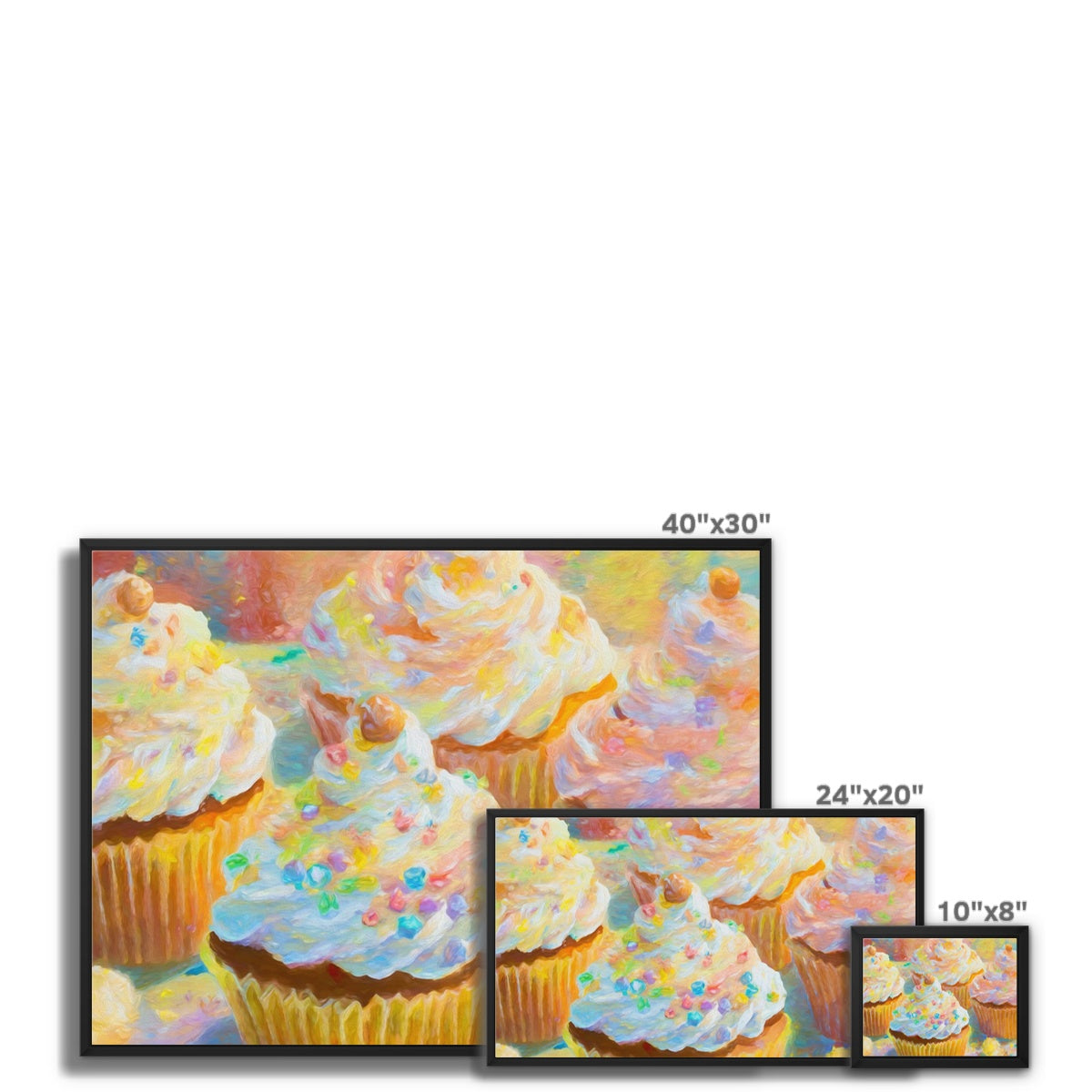 Sprinkles of Sweetnes Framed Canvas