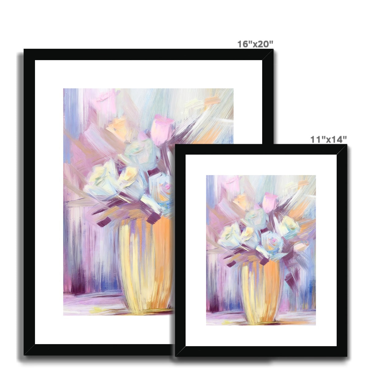 Abstract Blooms #25 Framed & Mounted Print